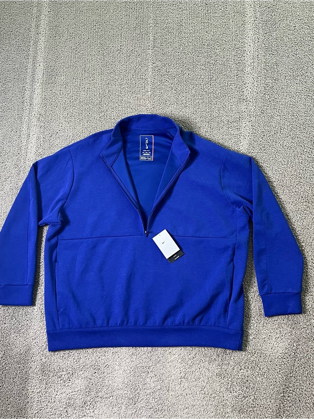 Nike 24.7 ImpossiblySoft Dri-FIT 1/2-Zip Top Men’s Size XXL - Picture 2 of 10